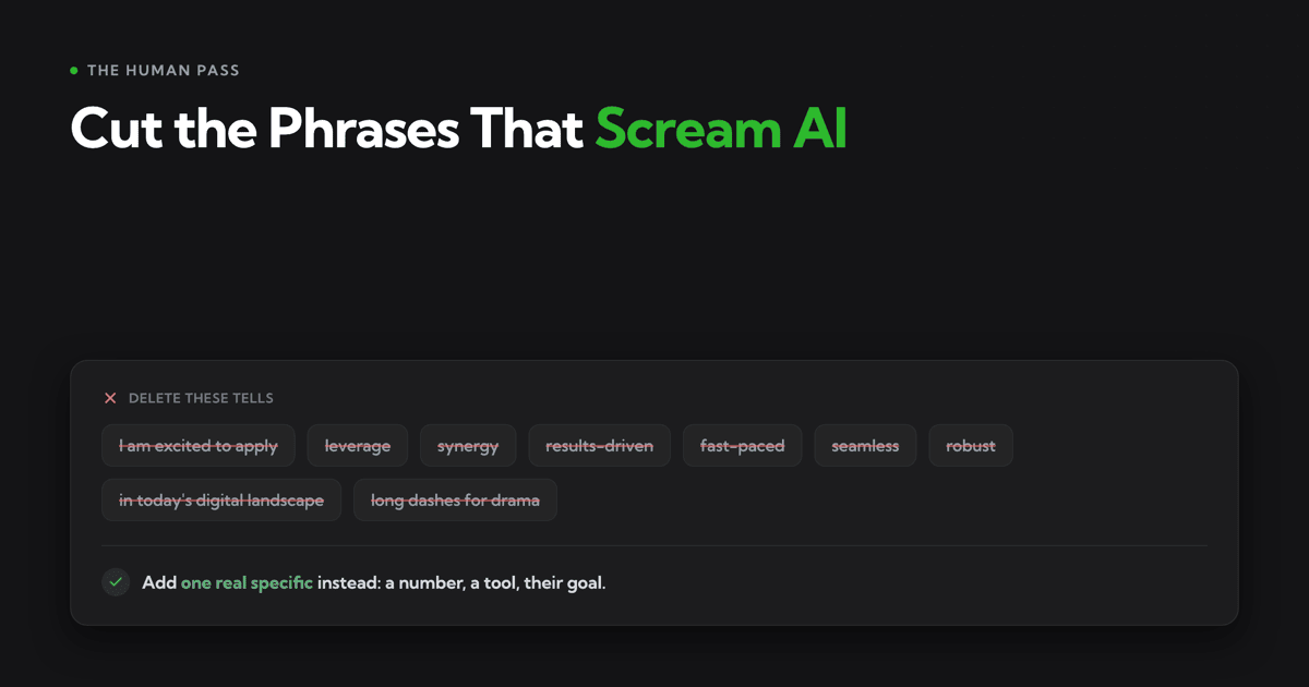 How to Make AI Output Stop Sounding Like AI