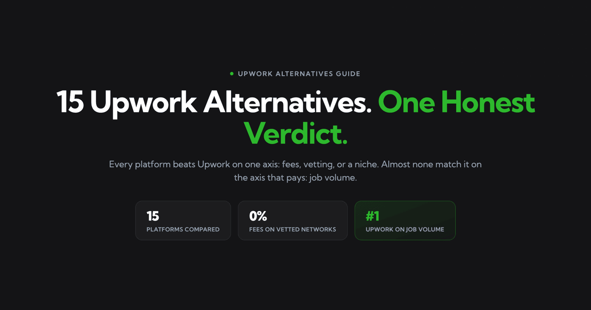 Upwork Alternatives 2026: 15 Best Freelance Platforms for Freelancers