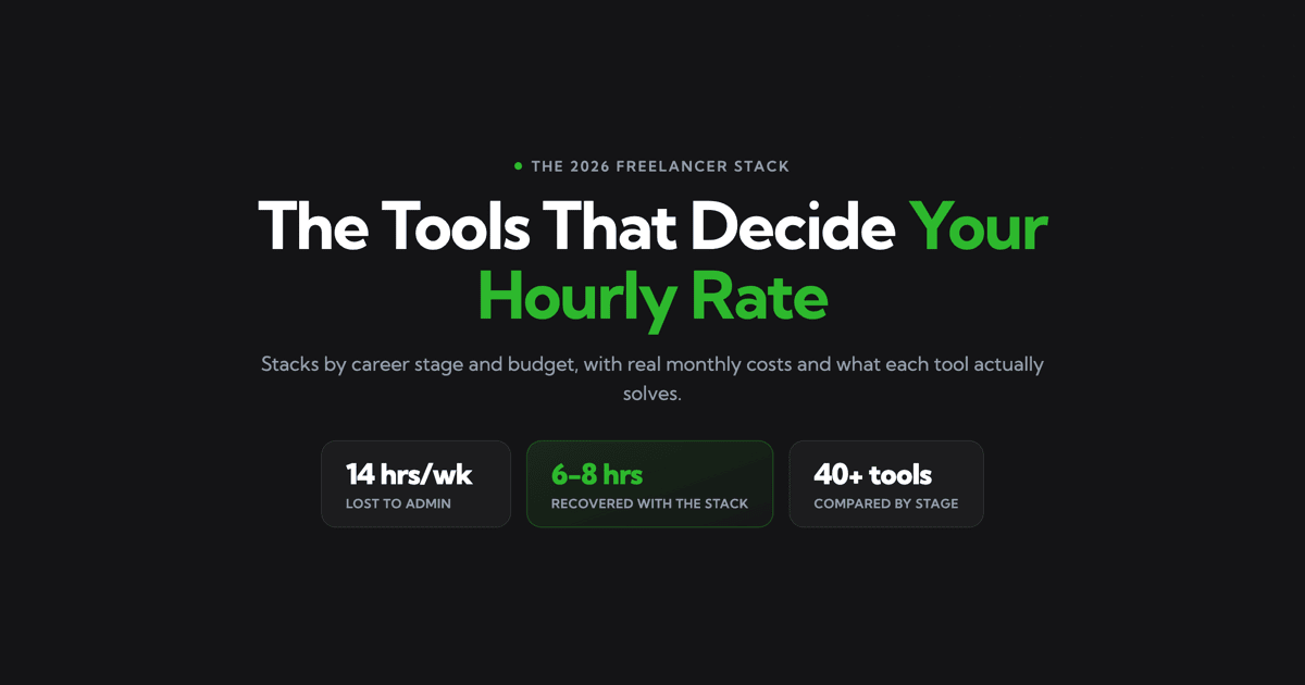 Best Tools for Freelancers: The Complete Stack by Career Stage