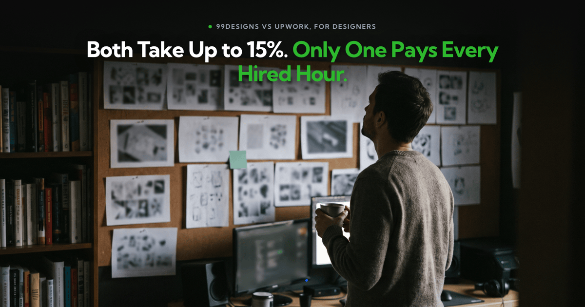 99designs vs Upwork in 2026: Fees, Contest Risk, and Which Pays Designers Better