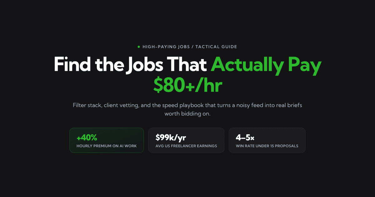 How to Find High-Paying Jobs on Upwork