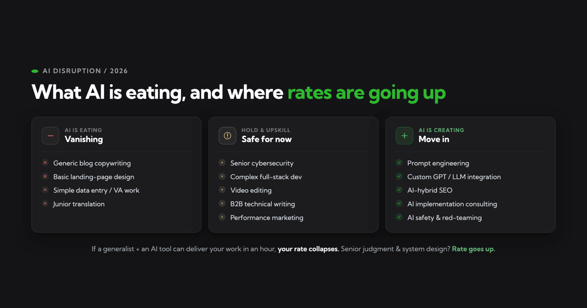 AI Disruption: Which Niches Are Safe and Which Are Vanishin
