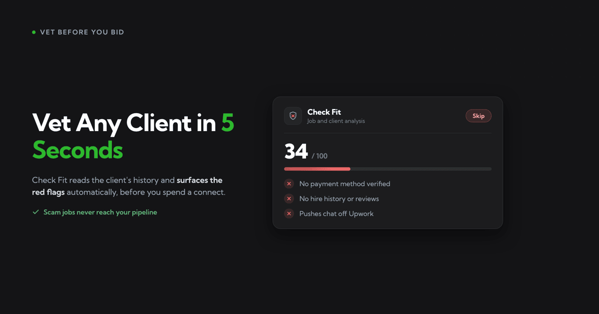 Upwork Scam Red Flags: A Quick Checklist