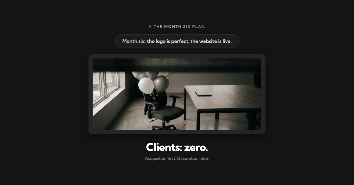 SEO business follows the same script: register an LLC, build a website