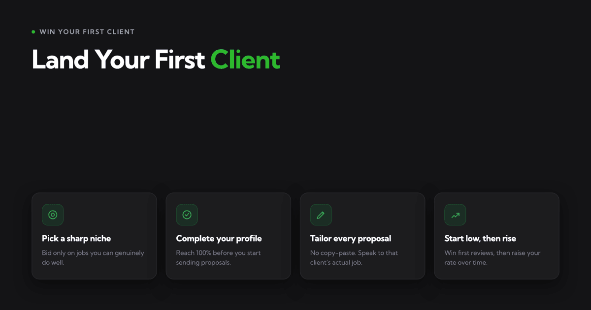 Stay tuned for more insights and guidance in your freelancing journey.