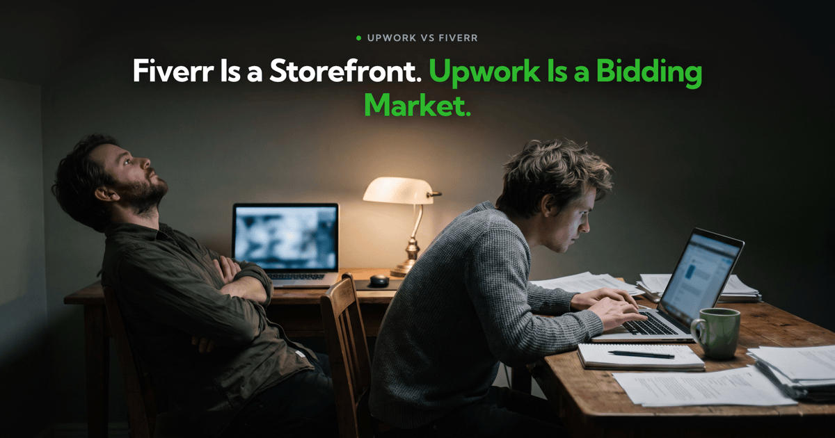 Upwork vs Fiverr in 2026: Fees, Real Earnings, and Which One Actually Pays