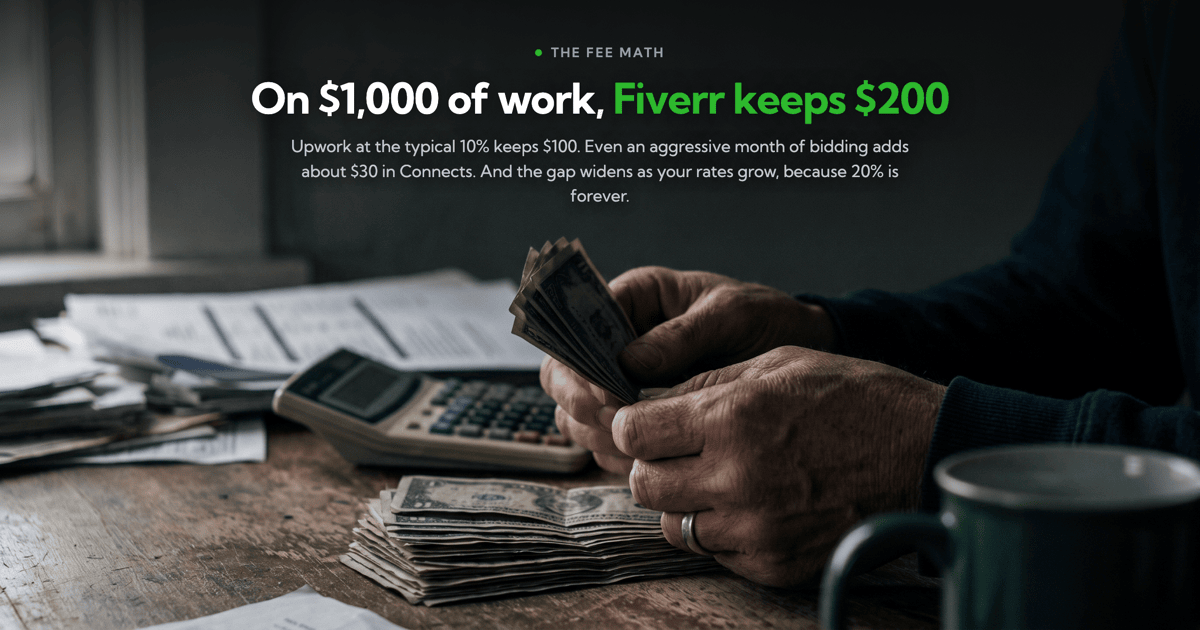 Which pays more, Fiverr or Upwork?