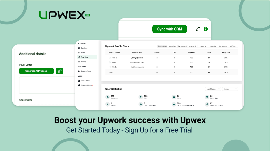 Upwex.io | AI Tools for Upwork & AI Proposal Generator