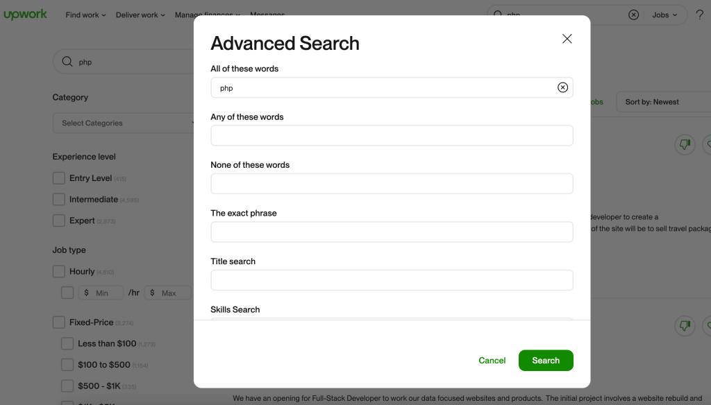 Using Advanced Search Filters Effectively | How To Dominate High-Paying Niches on Upwork: Expert Strategies Revealed